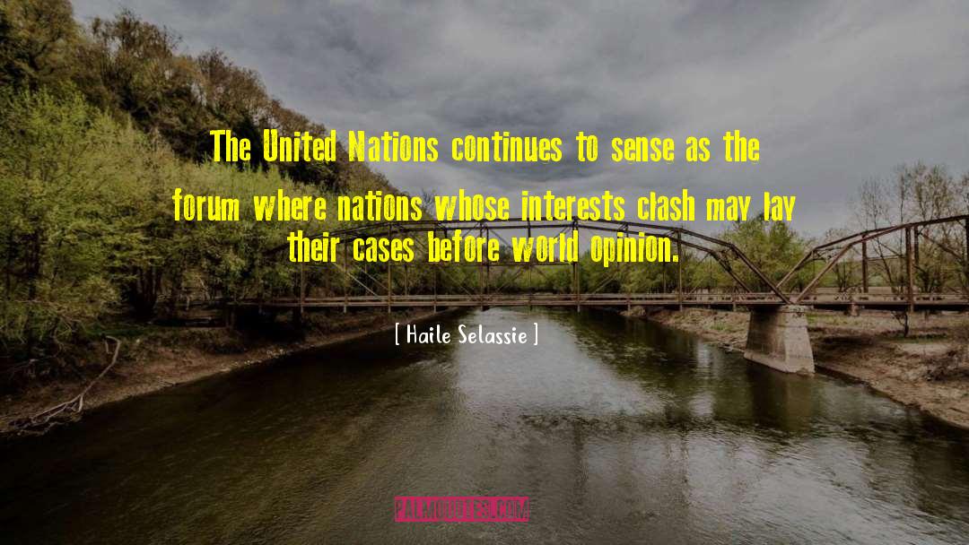 Haile Selassie Quotes: The United Nations continues to