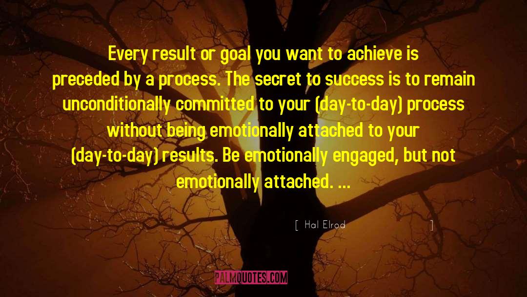 Hal Elrod Quotes: Every result or goal you