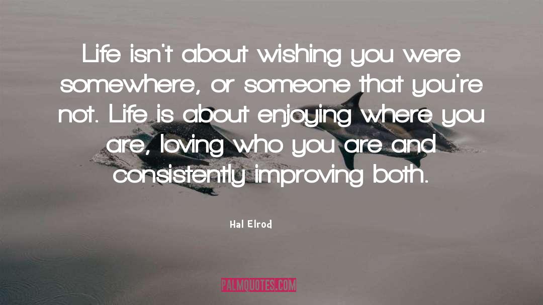 Hal Elrod Quotes: Life isn't about wishing you