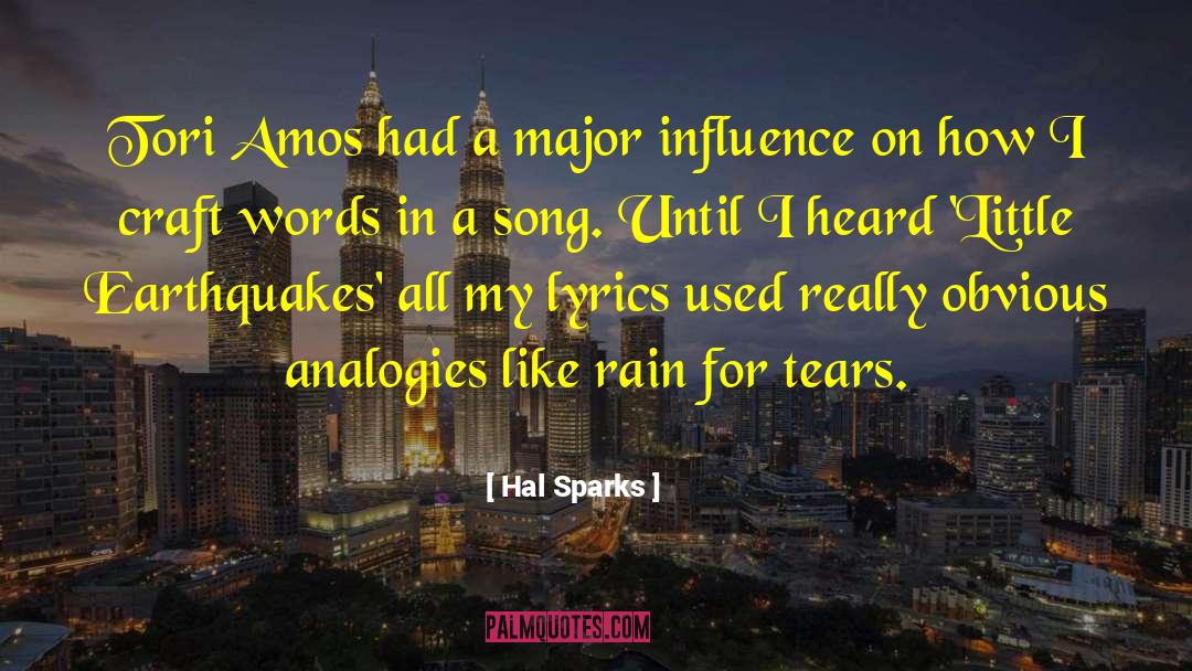 Hal Sparks Quotes: Tori Amos had a major