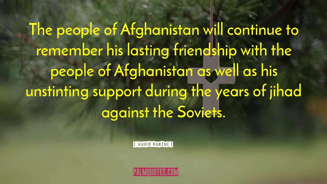 Hamid Karzai Quotes: The people of Afghanistan will