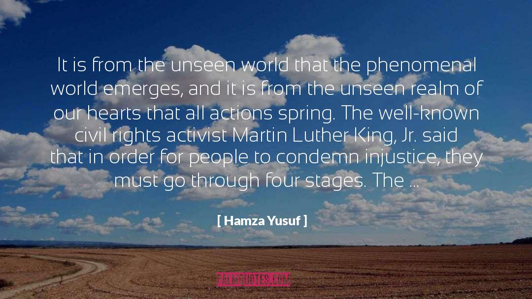 Hamza Yusuf Quotes: It is from the unseen