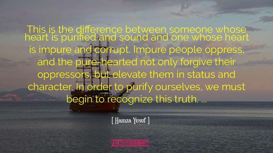 Hamza Yusuf Quotes: This is the difference between
