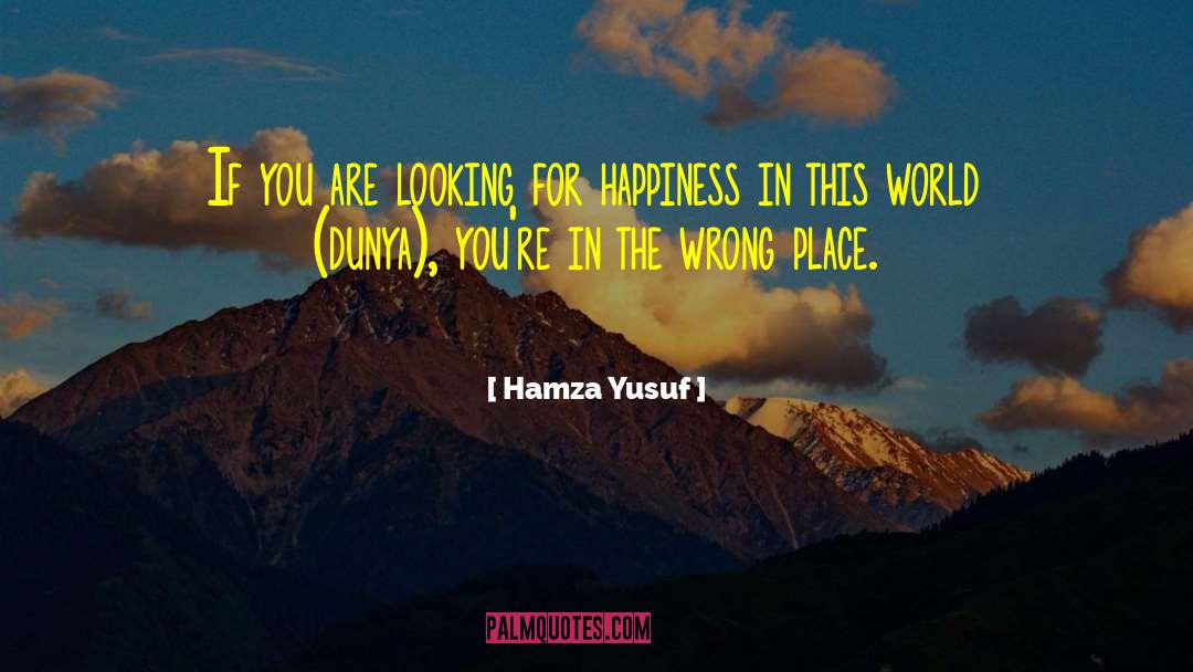 Hamza Yusuf Quotes: If you are looking for