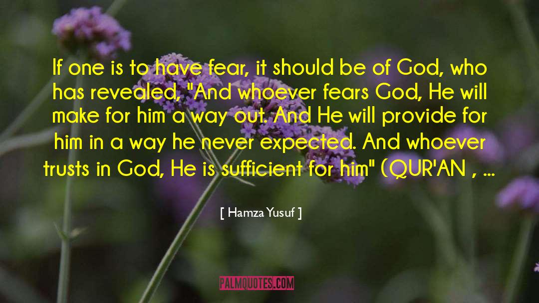 Hamza Yusuf Quotes: If one is to have