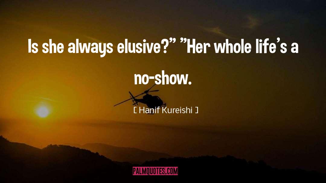 Hanif Kureishi Quotes: Is she always elusive?