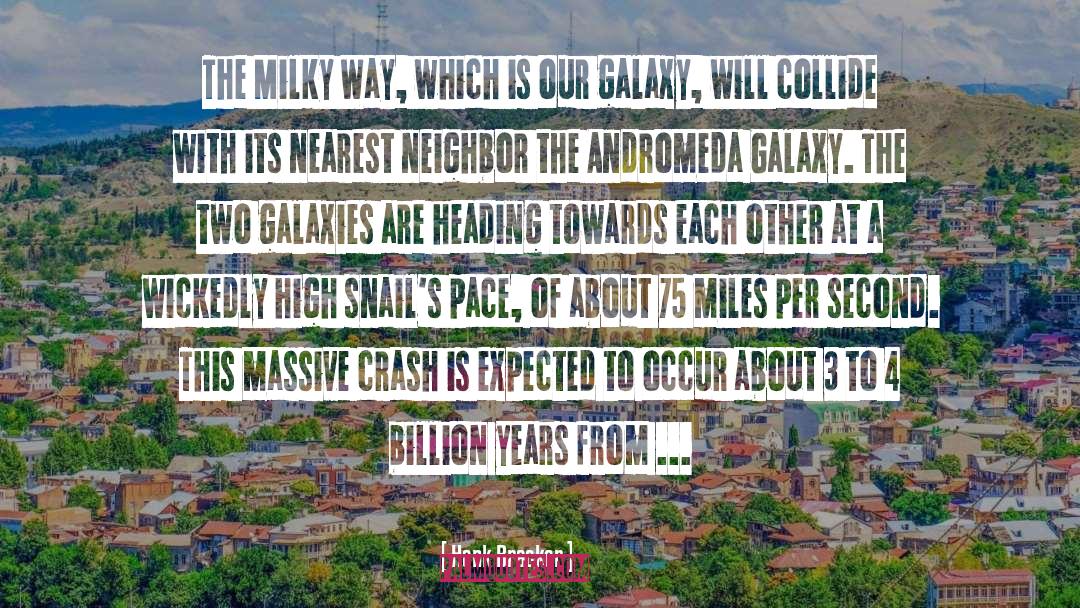 Hank Bracker Quotes: The Milky Way, which is