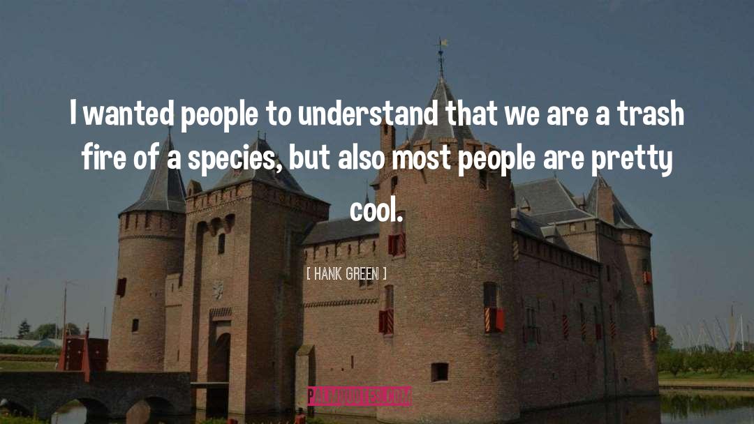 Hank Green Quotes: I wanted people to understand