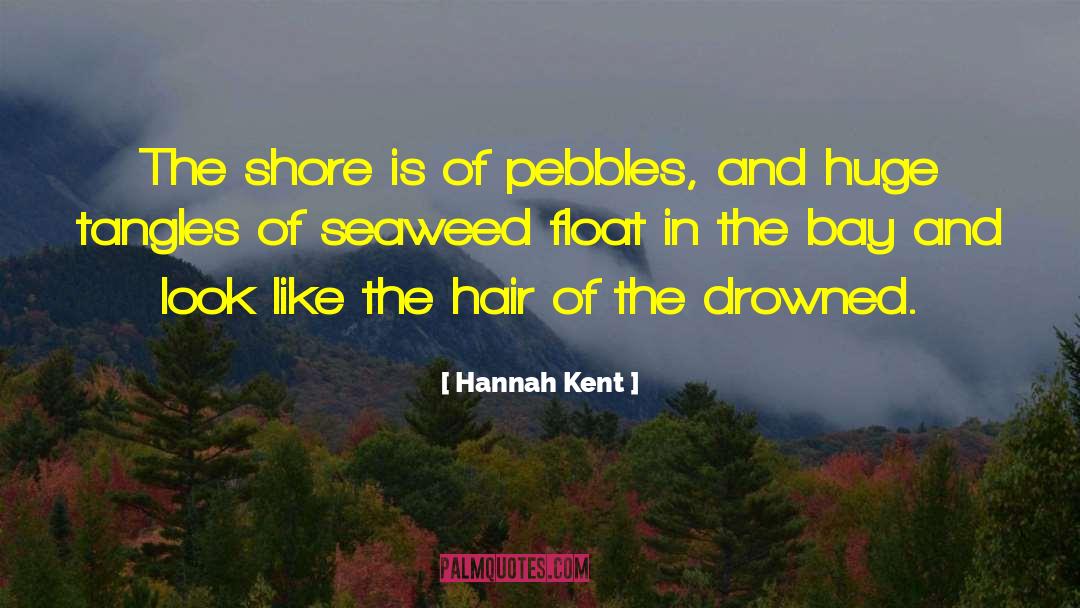 Hannah Kent Quotes: The shore is of pebbles,