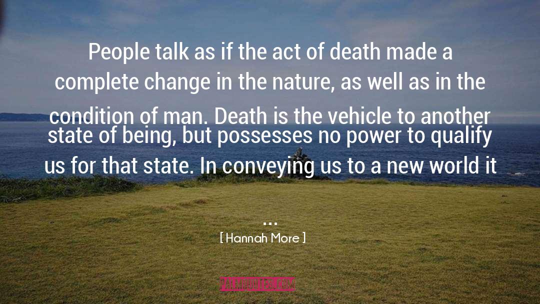 Hannah More Quotes: People talk as if the