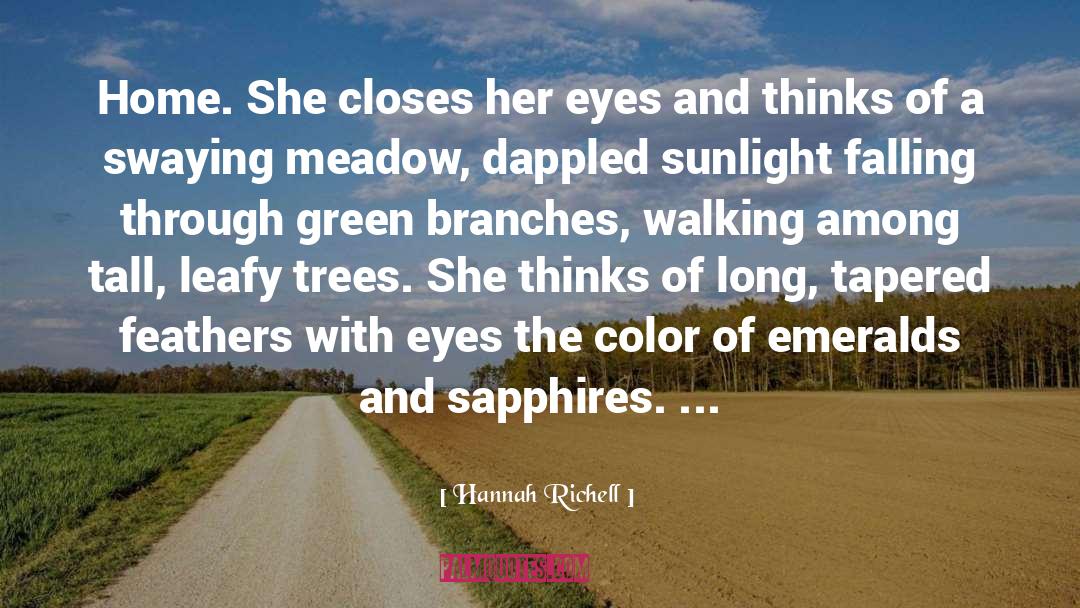 Hannah Richell Quotes: Home. She closes her eyes