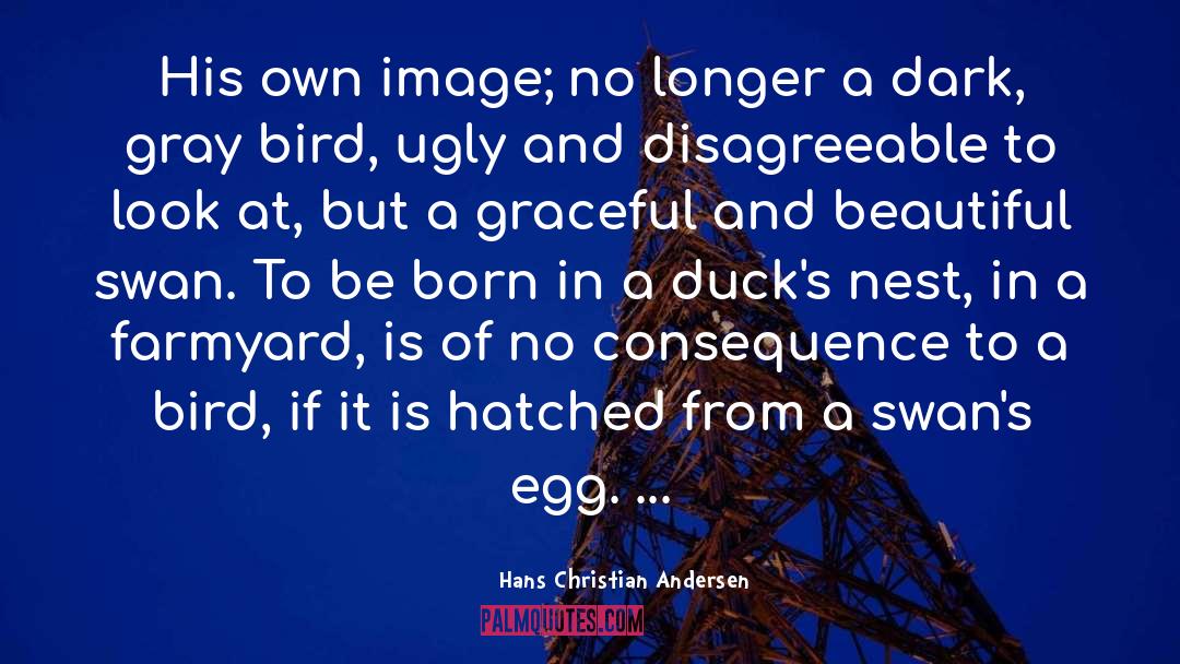 Hans Christian Andersen Quotes: His own image; no longer