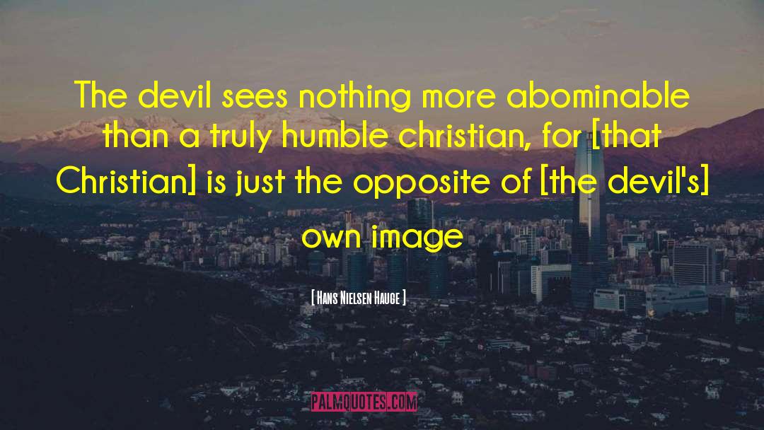 Hans Nielsen Hauge Quotes: The devil sees nothing more