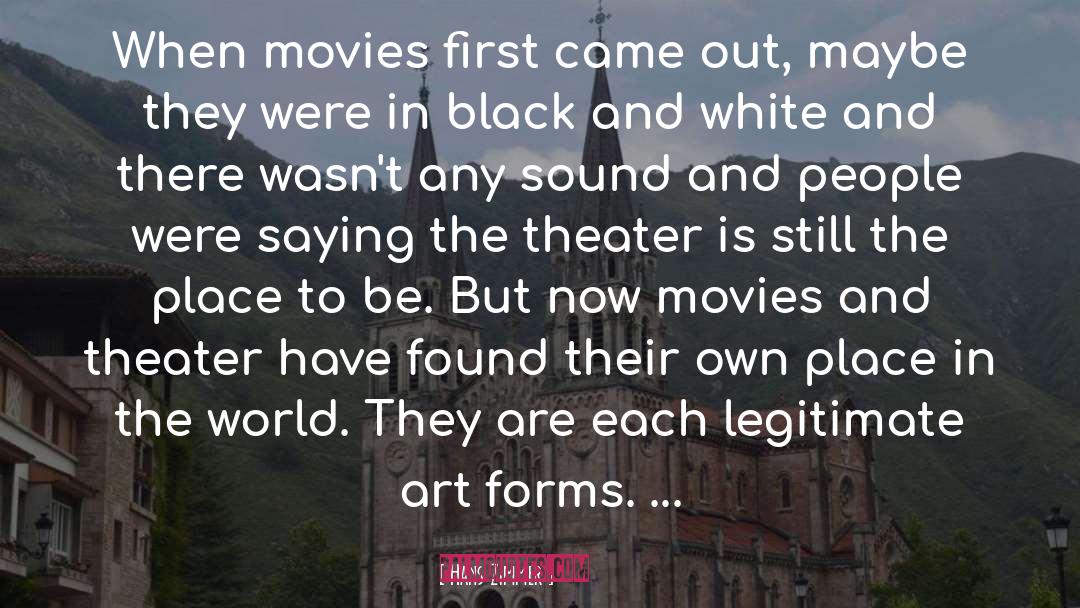 Hans Zimmer Quotes: When movies first came out,