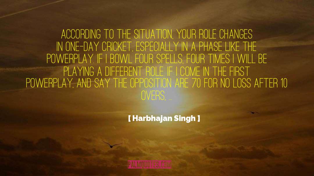 Harbhajan Singh Quotes: According to the situation, your