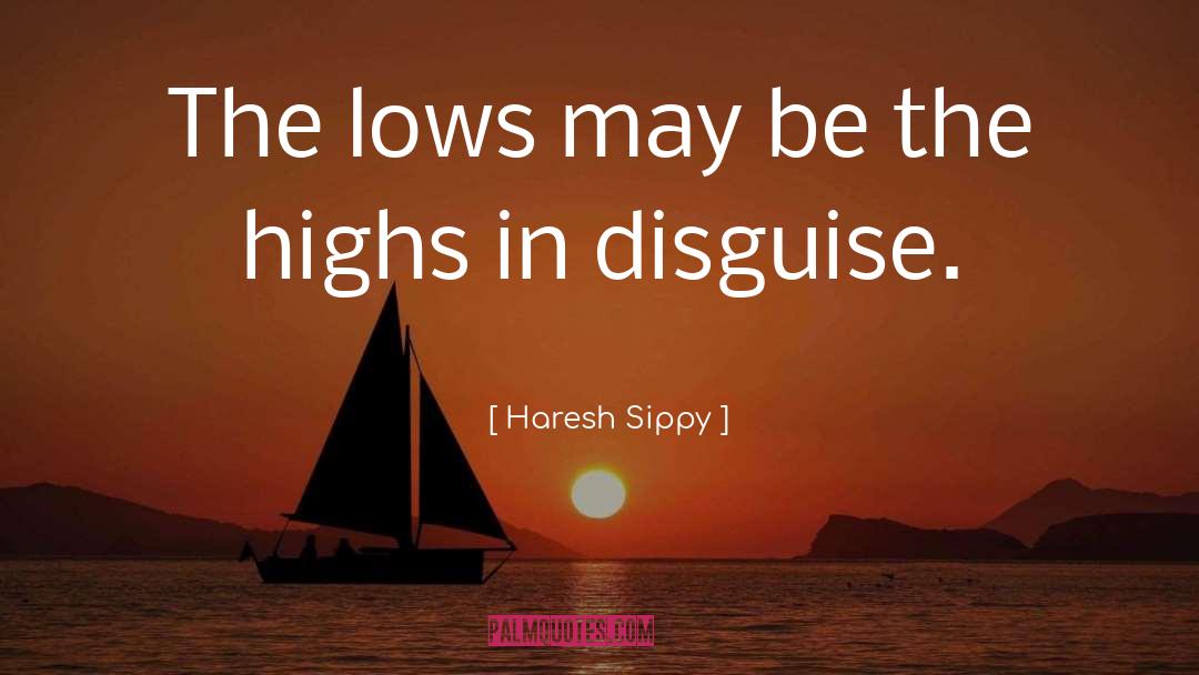 Haresh Sippy Quotes: The lows may be the