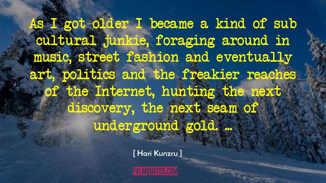 Hari Kunzru Quotes: As I got older I