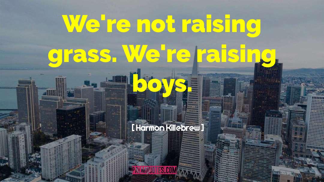 Harmon Killebrew Quotes: We're not raising grass. We're