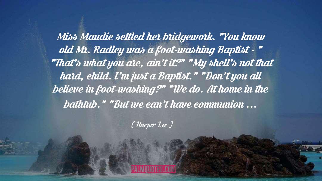 Harper Lee Quotes: Miss Maudie settled her bridgework.