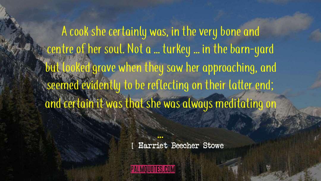 Harriet Beecher Stowe Quotes: A cook she certainly was,
