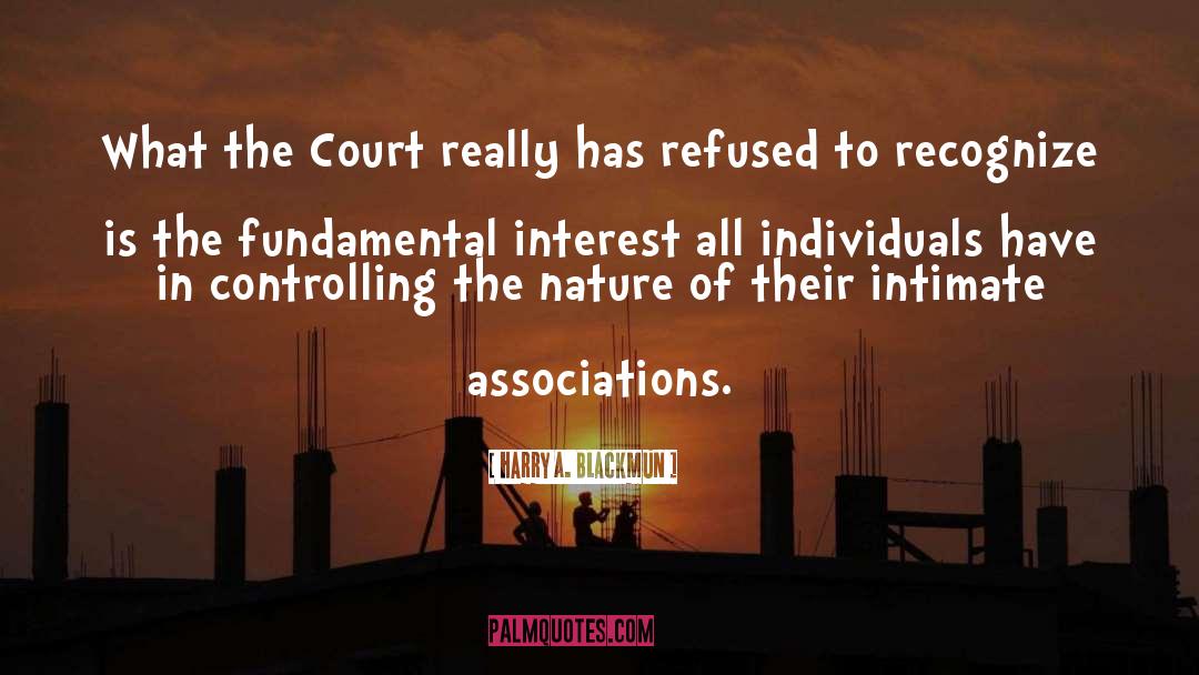 Harry A. Blackmun Quotes: What the Court really has