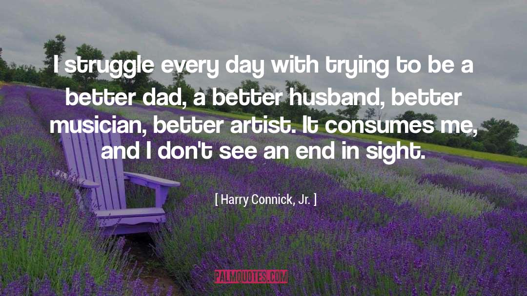 Harry Connick, Jr. Quotes: I struggle every day with