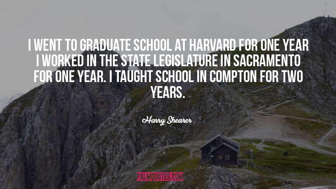 Harry Shearer Quotes: I went to graduate school