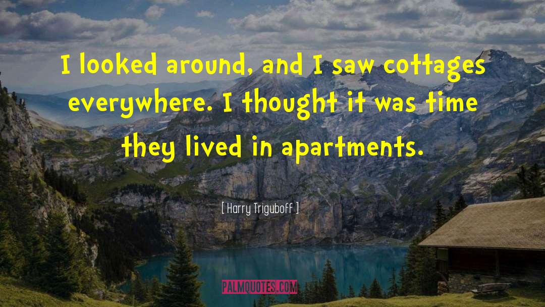 Harry Triguboff Quotes: I looked around, and I