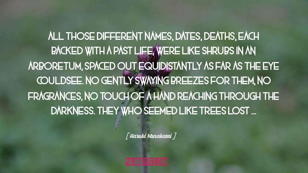 Haruki Murakami Quotes: All those different names, dates,