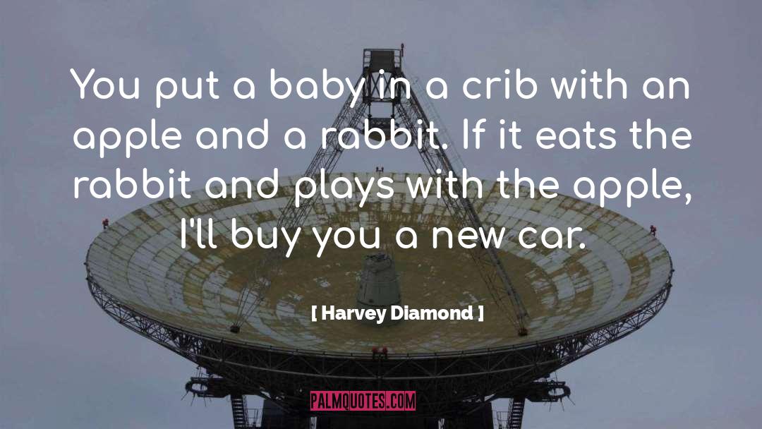 Harvey Diamond Quotes: You put a baby in