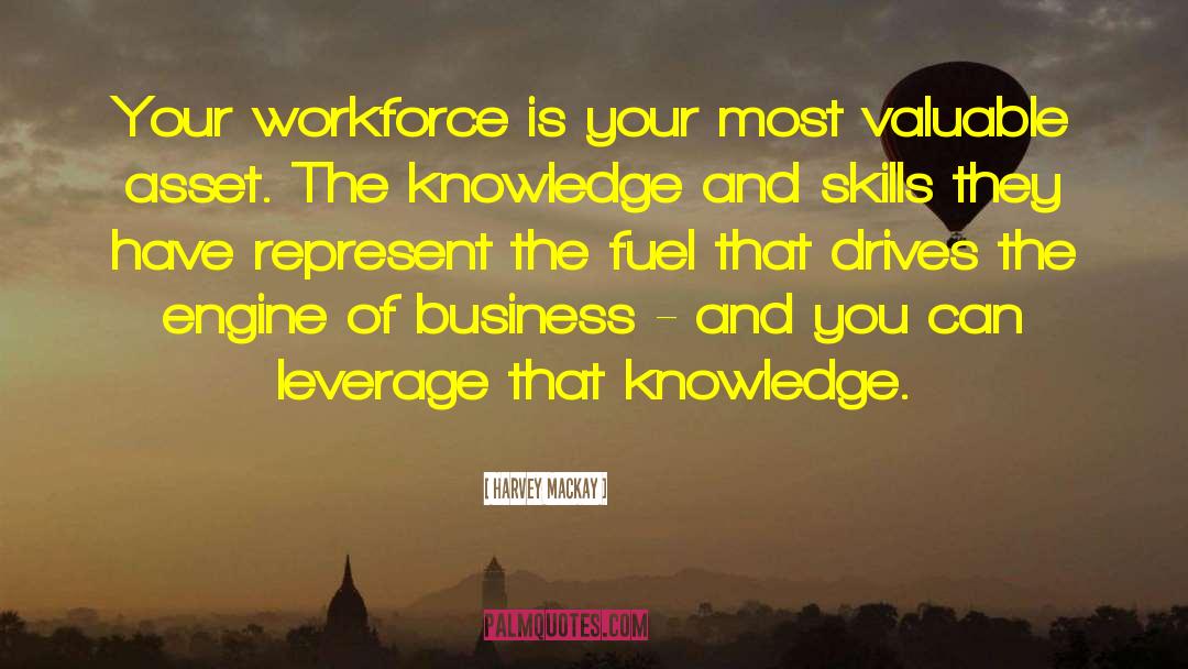 Harvey MacKay Quotes: Your workforce is your most
