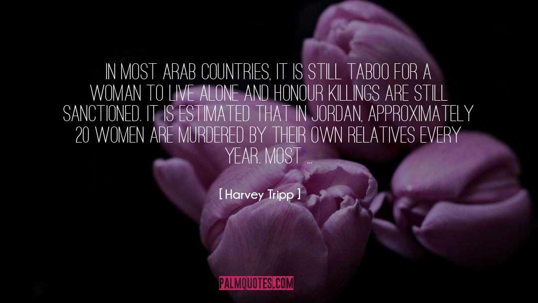 Harvey Tripp Quotes: In most Arab countries, it