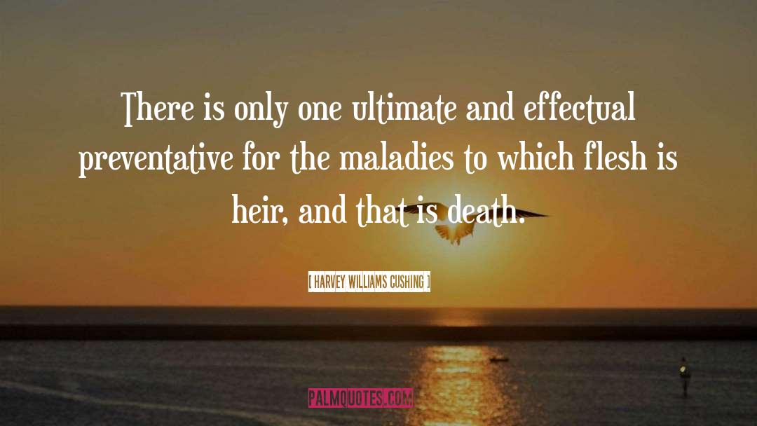 Harvey Williams Cushing Quotes: There is only one ultimate