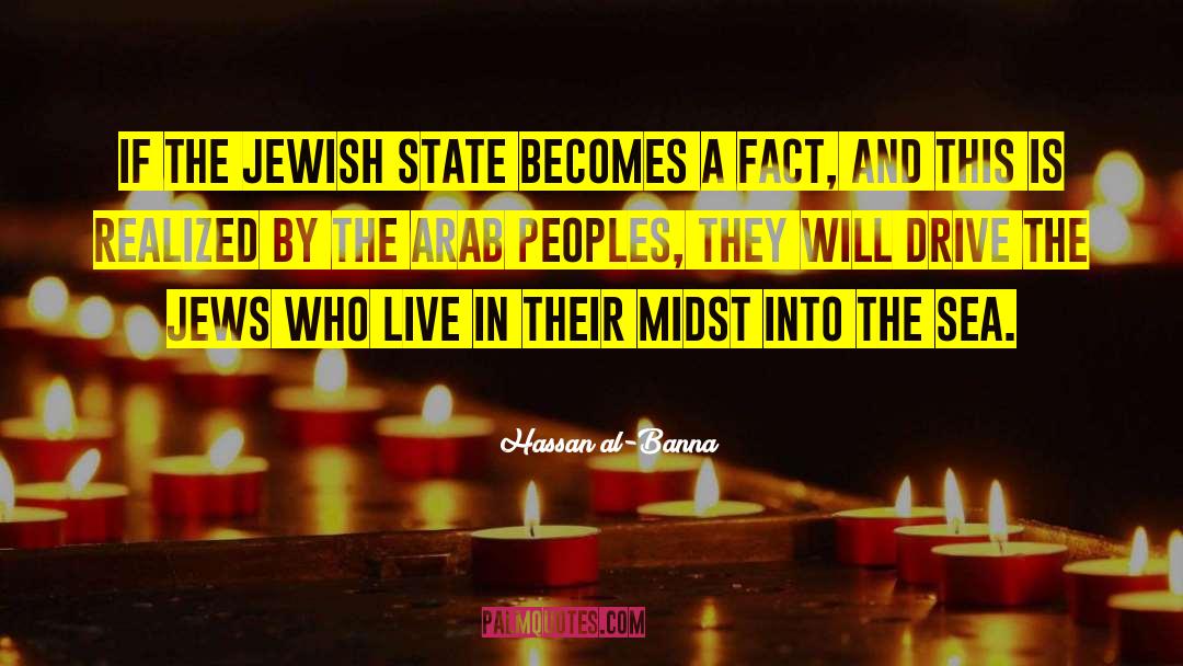 Hassan Al-Banna Quotes: If the Jewish state becomes