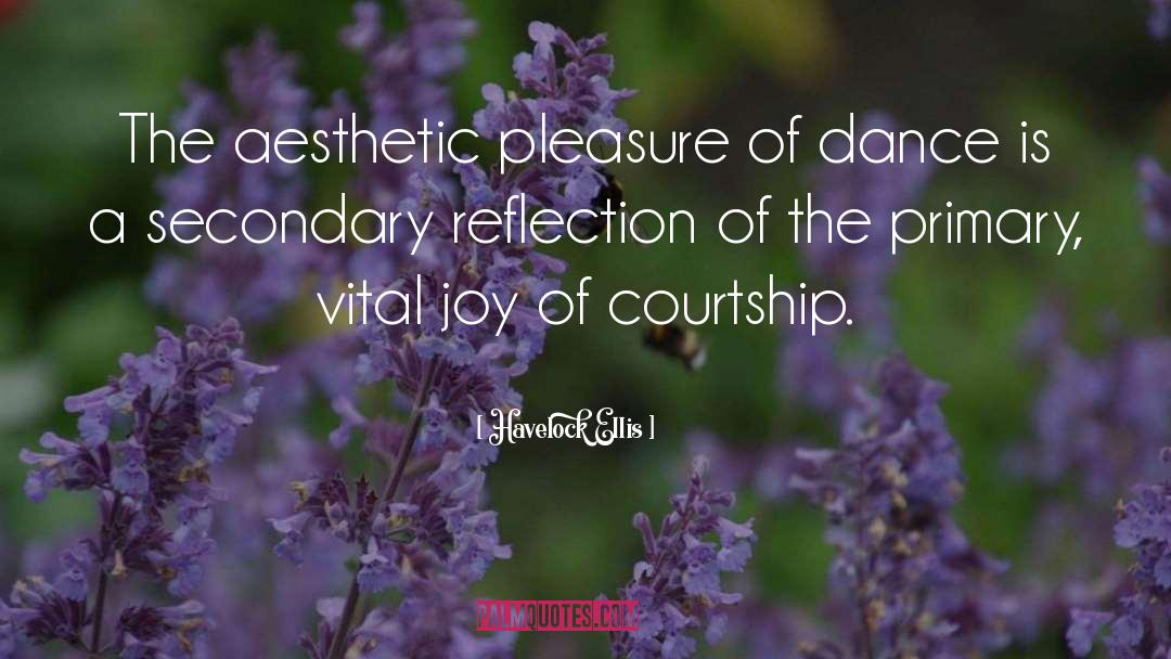 Havelock Ellis Quotes: The aesthetic pleasure of dance