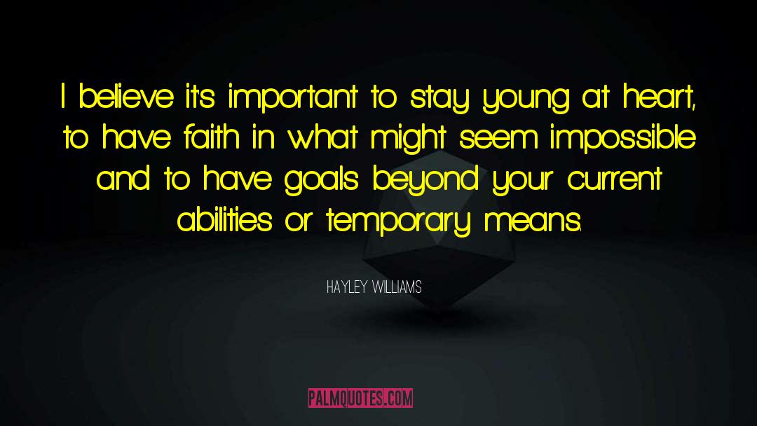 Hayley Williams Quotes: I believe it's important to