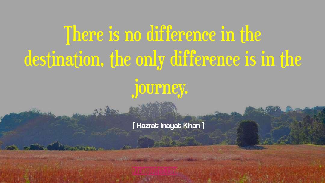 Hazrat Inayat Khan Quotes: There is no difference in