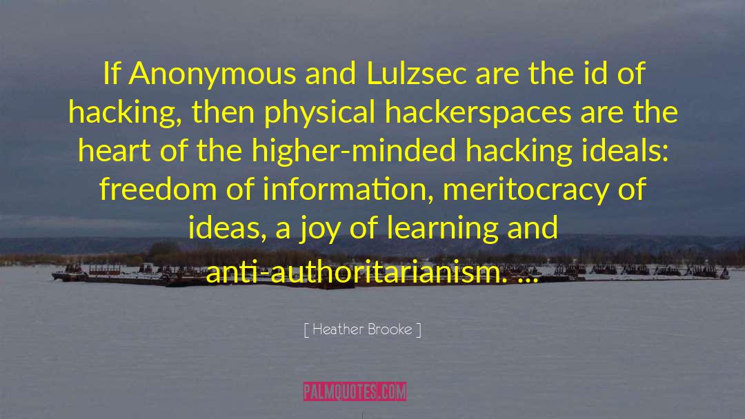 Heather Brooke Quotes: If Anonymous and Lulzsec are
