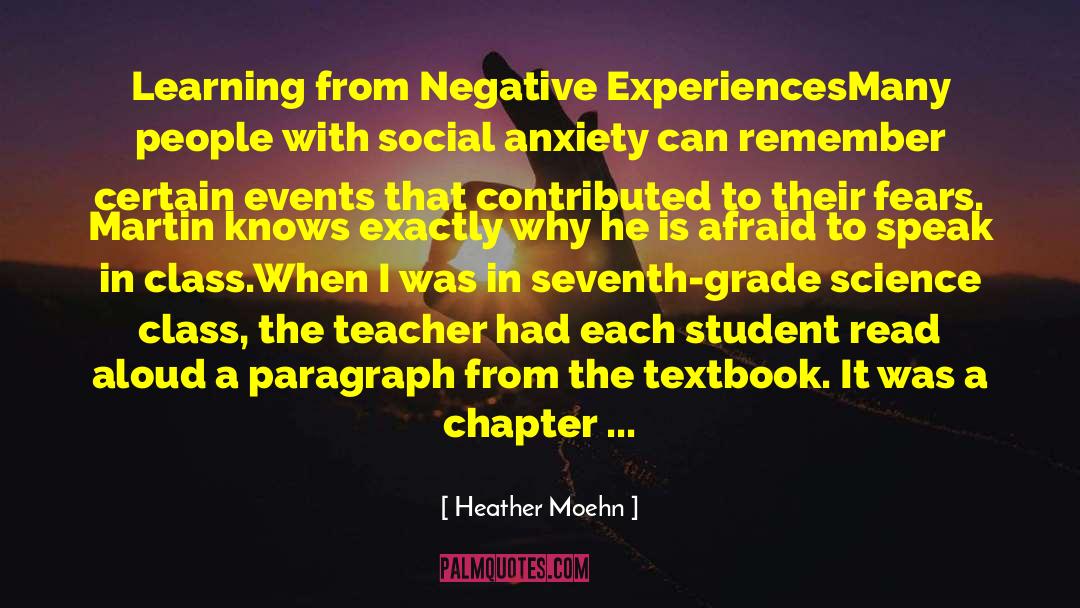 Heather Moehn Quotes: Learning from Negative Experiences<br /><br