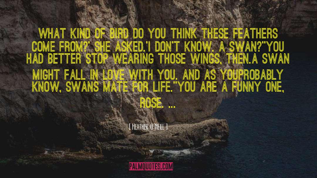 Heather O'Neill Quotes: What kind of bird do