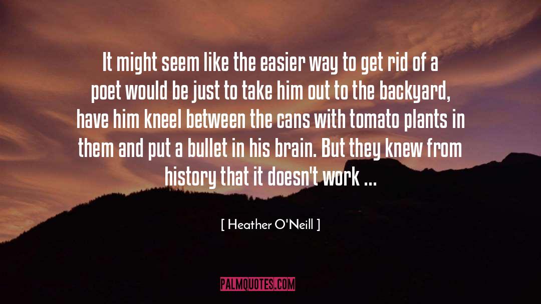 Heather O'Neill Quotes: It might seem like the