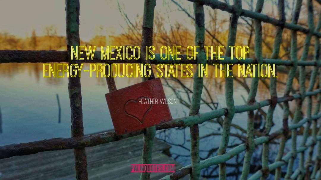 Heather Wilson Quotes: New Mexico is one of