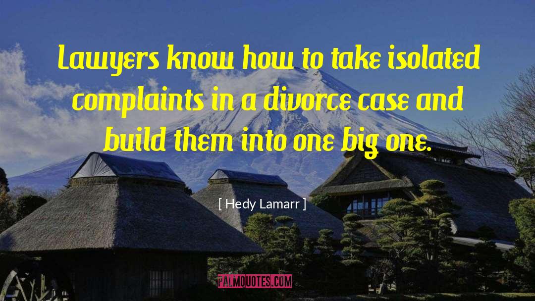 Hedy Lamarr Quotes: Lawyers know how to take