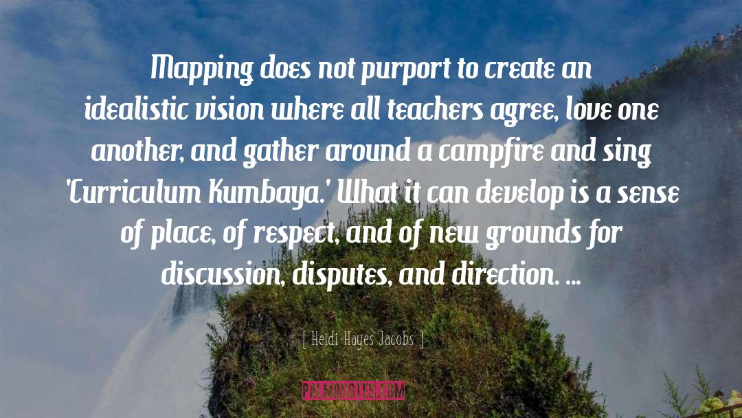 Heidi Hayes Jacobs Quotes: Mapping does not purport to