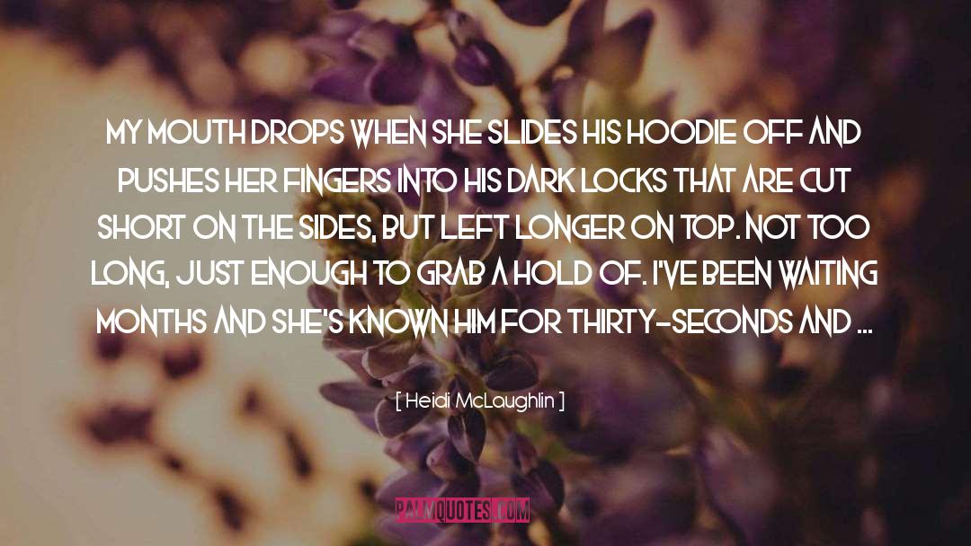 Heidi McLaughlin Quotes: My mouth drops when she