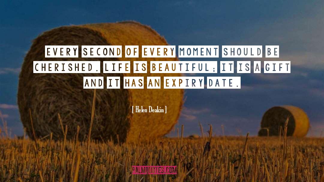 Helen Deakin Quotes: Every second of every moment