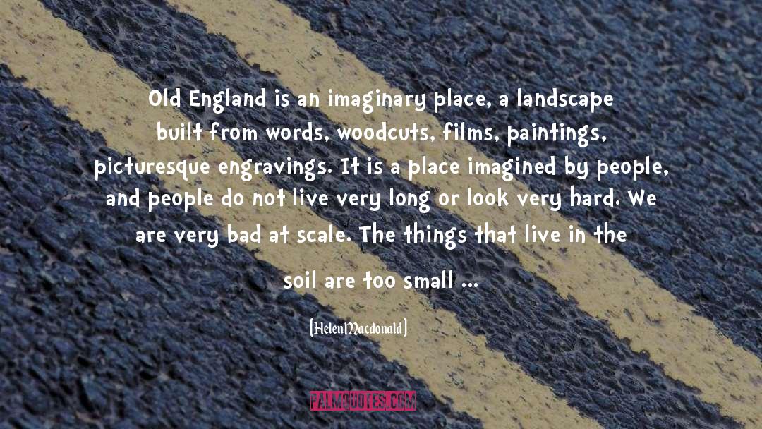 Helen Macdonald Quotes: Old England is an imaginary