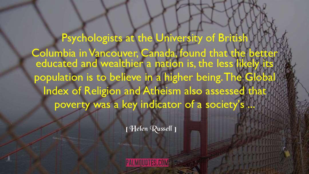 Helen Russell Quotes: Psychologists at the University of