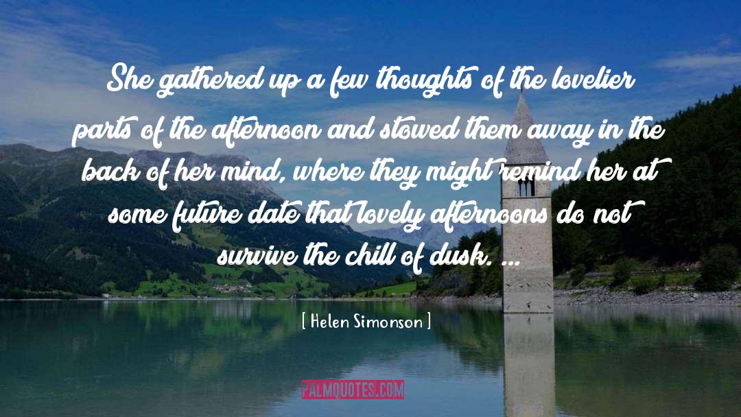 Helen Simonson Quotes: She gathered up a few