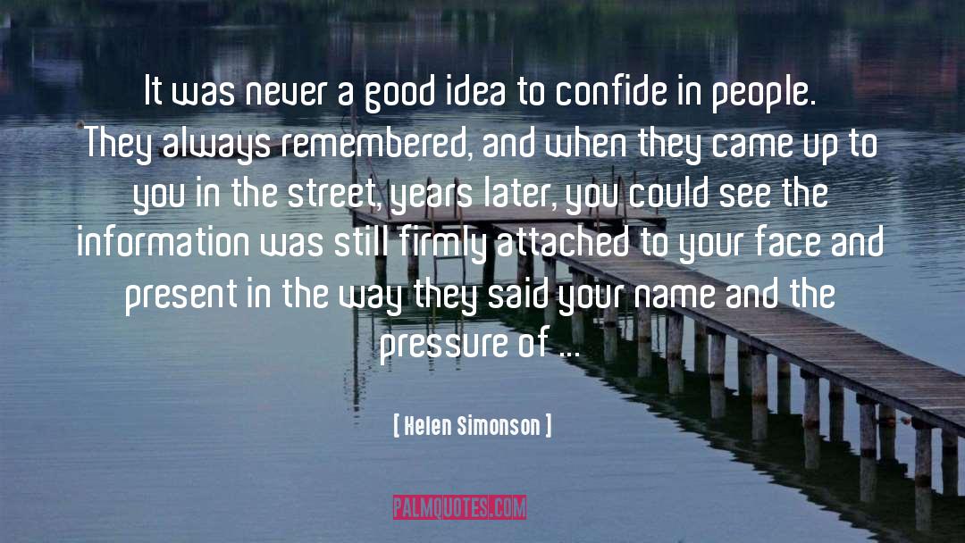 Helen Simonson Quotes: It was never a good